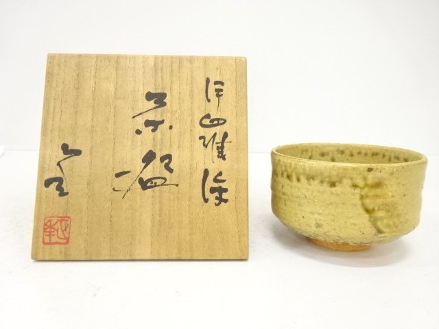 JAPANESE TEA CEREMONY / IRABO WARE / TEA BOWL CHAWAN / ARTISAN WORK 